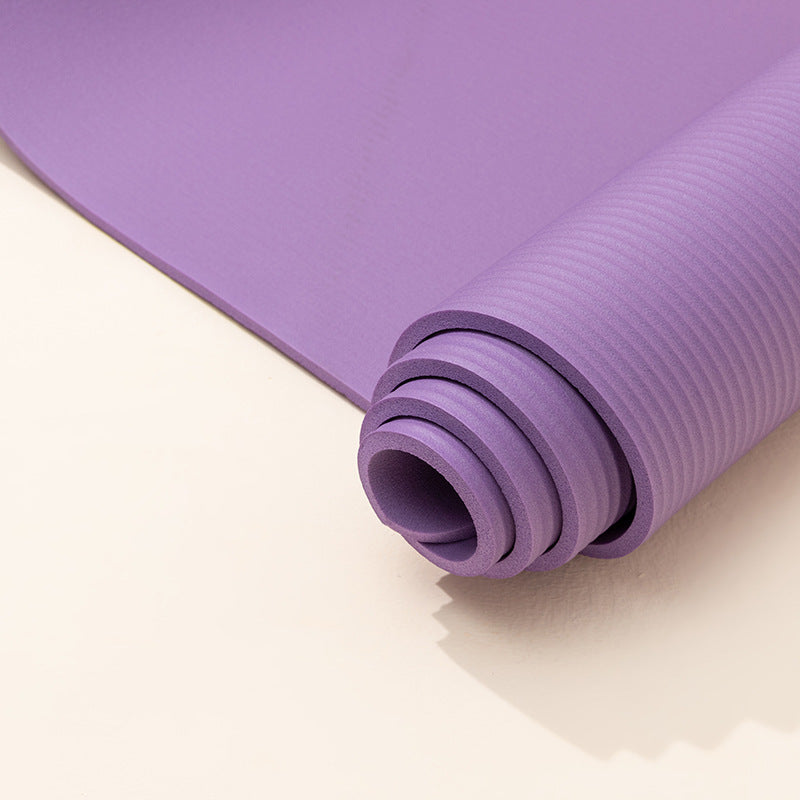 NBR Yoga Mat, Thickened and Widened Yoga Mat, Home Use Exercise Mat