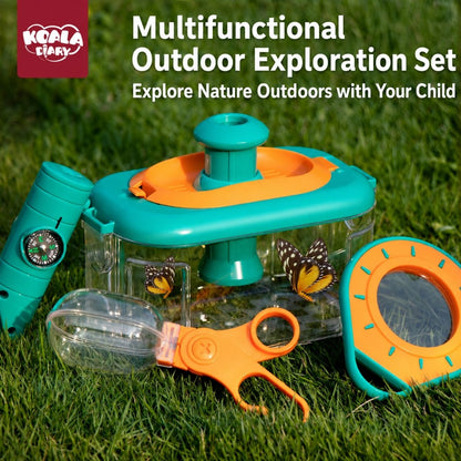 Children's outdoor adventure insect observation box parent-child interactive camping set play house toys holiday gifts wholesale