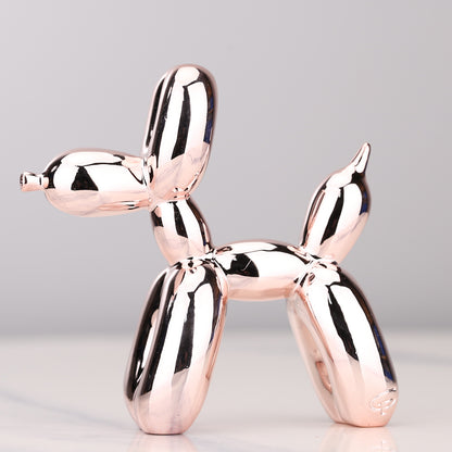Electroplating balloon dog resin ornaments home decoration crafts creative simple collection gifts gifts