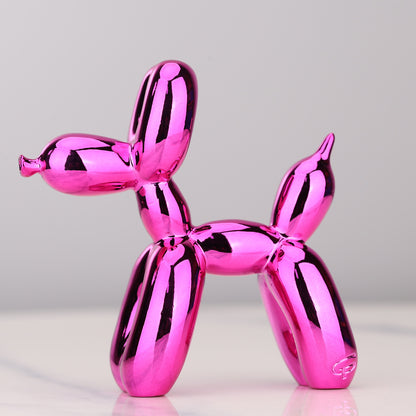 Electroplating balloon dog resin ornaments home decoration crafts creative simple collection gifts gifts