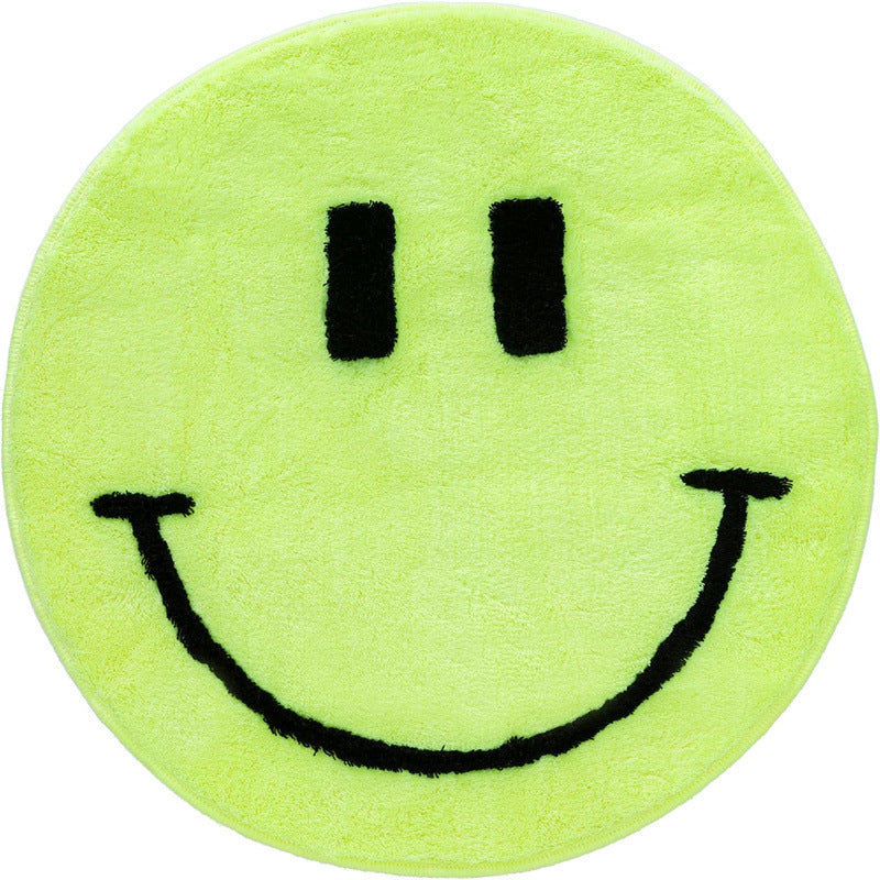 Interesting round cashmere carpet living room sofa coffee table floor mat study bedroom bedside dirt-resistant non-slip mat wholesale