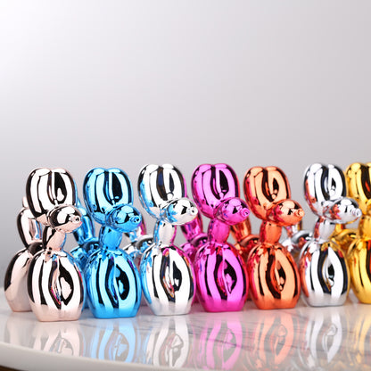 Electroplating balloon dog resin ornaments home decoration crafts creative simple collection gifts gifts
