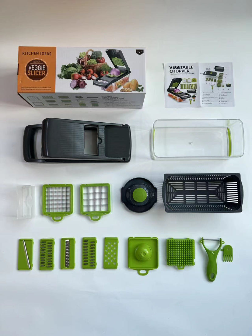 Vegetable cutting artifact multi-functional diced potato shredder grater household potato slices kitchen grater