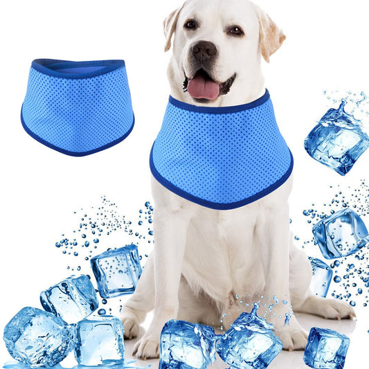 Popular summer pet bibs, cooling scarves, triangular bandages, breathable and cool towels for dogs, PVA cooling