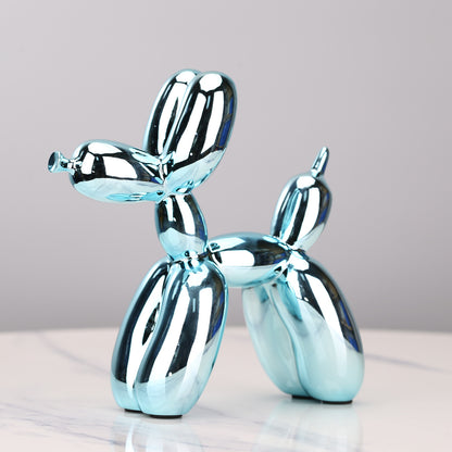 Electroplating balloon dog resin ornaments home decoration crafts creative simple collection gifts gifts