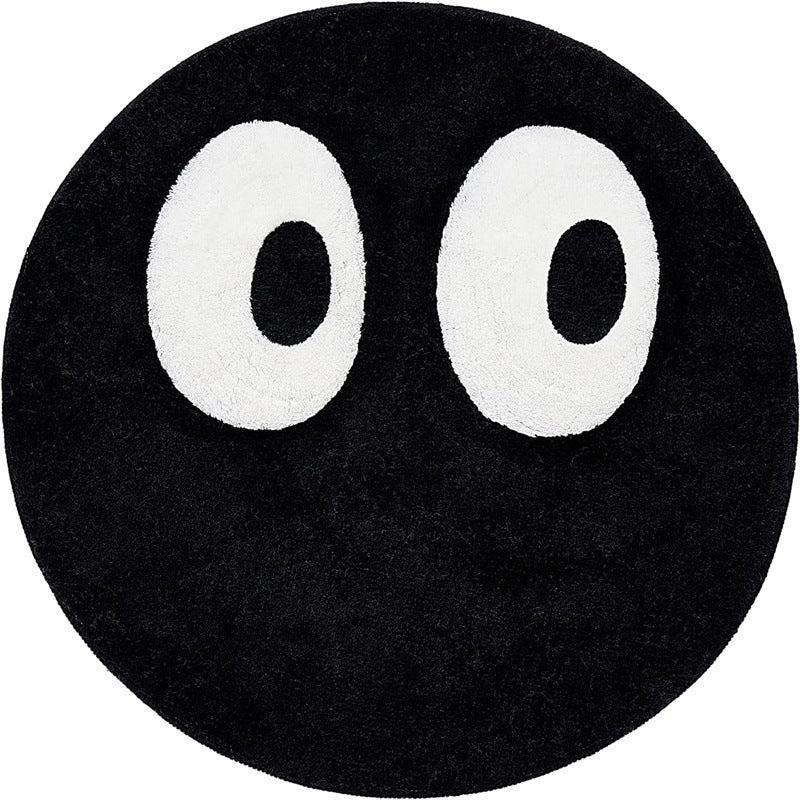 Interesting round cashmere carpet living room sofa coffee table floor mat study bedroom bedside dirt-resistant non-slip mat wholesale