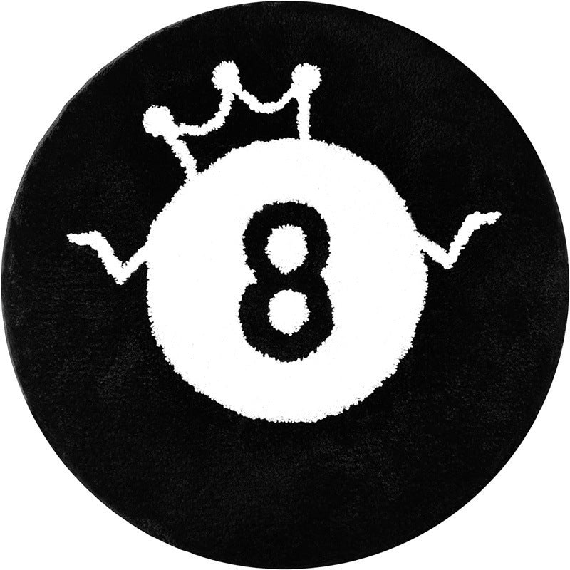 Interesting round cashmere carpet living room sofa coffee table floor mat study bedroom bedside dirt-resistant non-slip mat wholesale