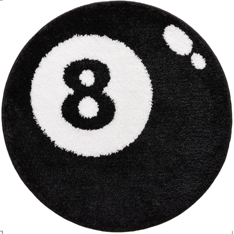 Interesting round cashmere carpet living room sofa coffee table floor mat study bedroom bedside dirt-resistant non-slip mat wholesale