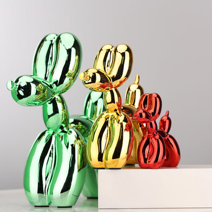 Electroplating balloon dog resin ornaments home decoration crafts creative simple collection gifts gifts