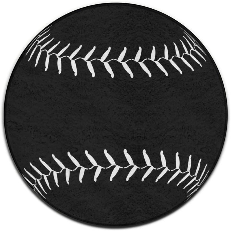 Interesting round cashmere carpet living room sofa coffee table floor mat study bedroom bedside dirt-resistant non-slip mat wholesale