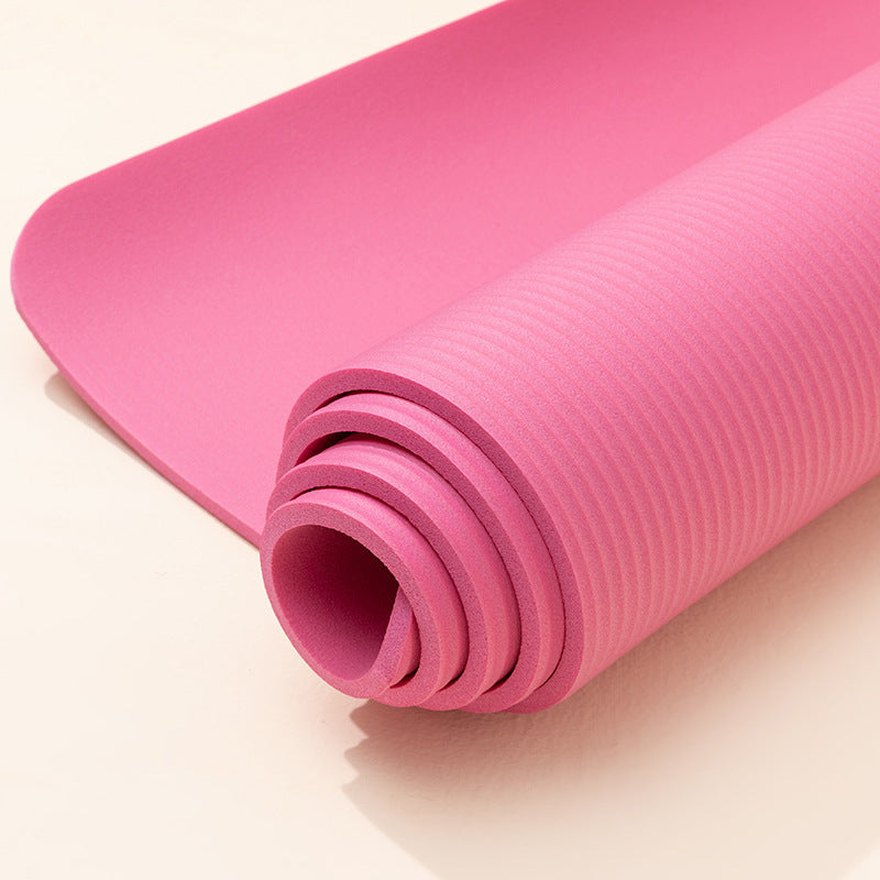 NBR Yoga Mat, Thickened and Widened Yoga Mat, Home Use Exercise Mat