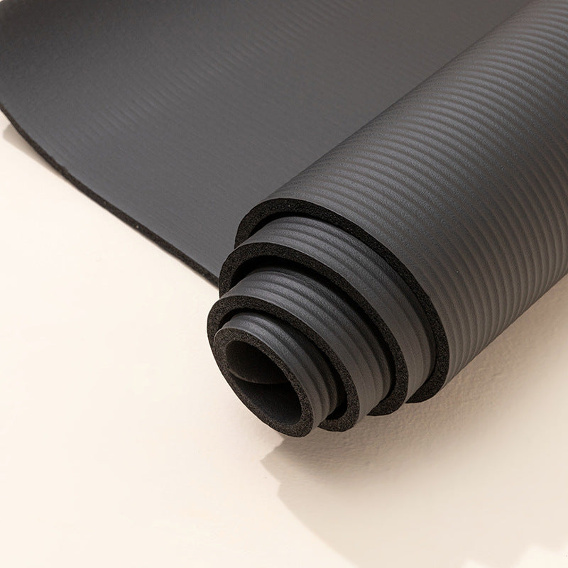 NBR Yoga Mat, Thickened and Widened Yoga Mat, Home Use Exercise Mat