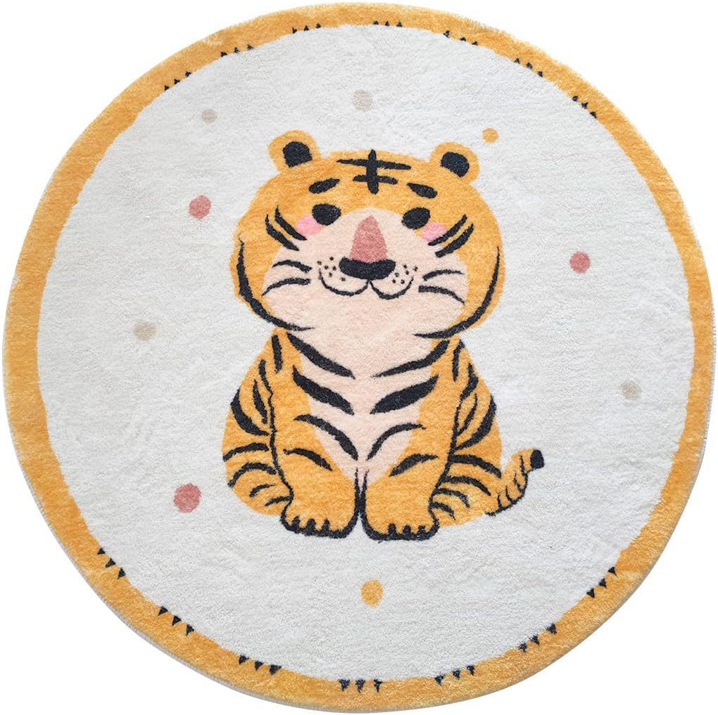 Interesting round cashmere carpet living room sofa coffee table floor mat study bedroom bedside dirt-resistant non-slip mat wholesale