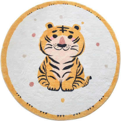 Interesting round cashmere carpet living room sofa coffee table floor mat study bedroom bedside dirt-resistant non-slip mat wholesale