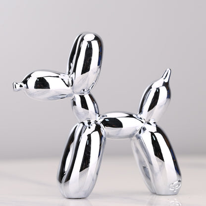 Electroplating balloon dog resin ornaments home decoration crafts creative simple collection gifts gifts