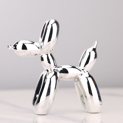 Electroplating balloon dog resin ornaments home decoration crafts creative simple collection gifts gifts