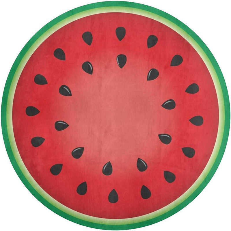 Interesting round cashmere carpet living room sofa coffee table floor mat study bedroom bedside dirt-resistant non-slip mat wholesale