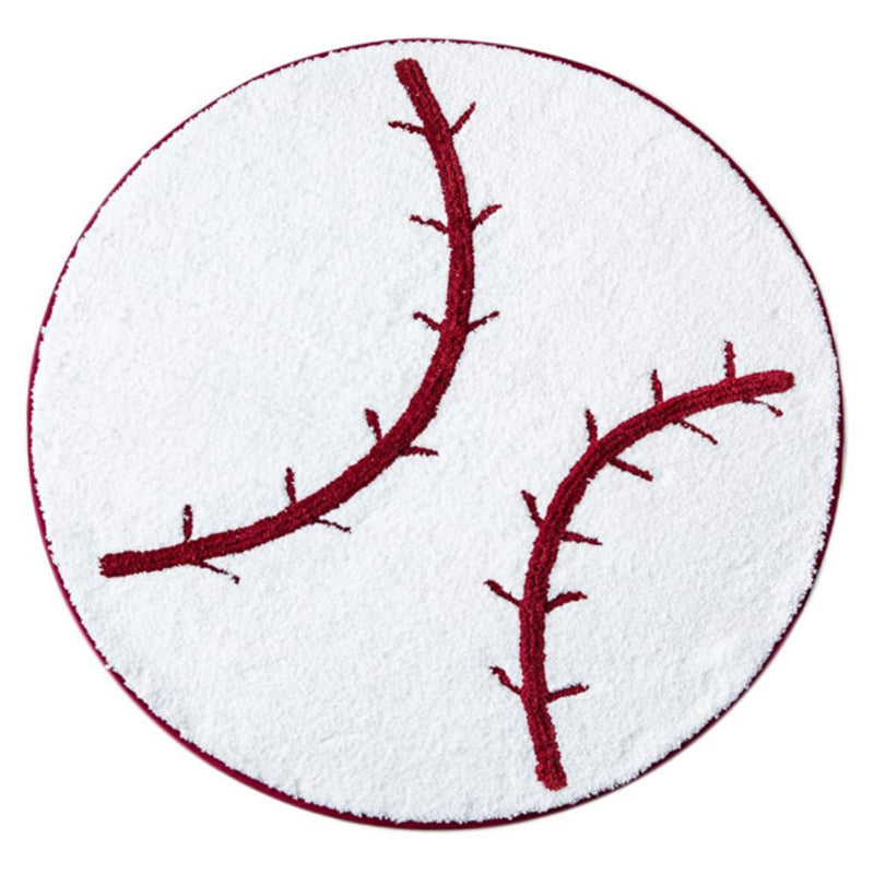 Interesting round cashmere carpet living room sofa coffee table floor mat study bedroom bedside dirt-resistant non-slip mat wholesale