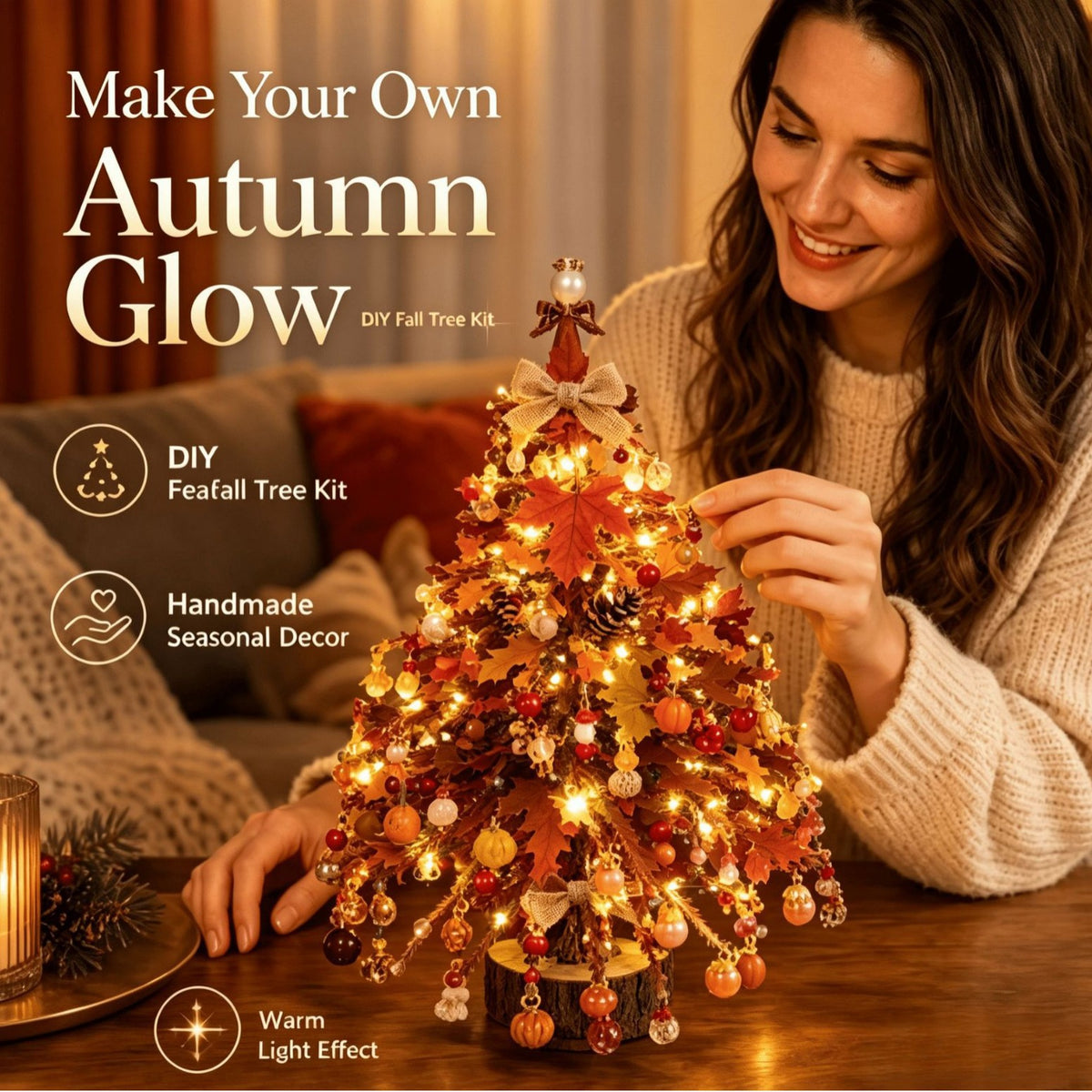 New cross-border product: DIY Beaded Christmas Tree Kit
