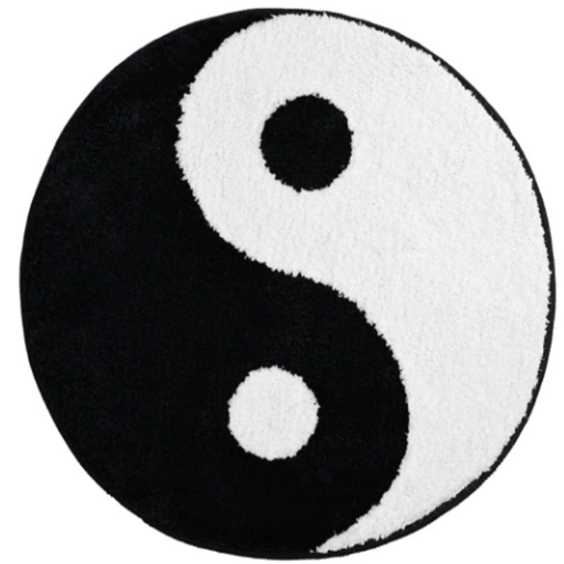 Interesting round cashmere carpet living room sofa coffee table floor mat study bedroom bedside dirt-resistant non-slip mat wholesale