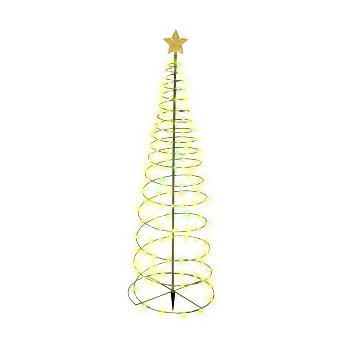 Cross-border popular Christmas garden lights string stars Christmas tree decoration lights LED solar Christmas tree