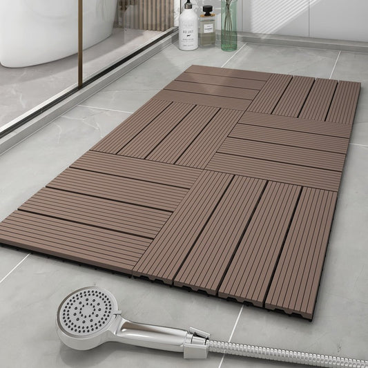 Bathroom anti-slip mat shower room mat pregnant women anti-fall mat splicing floor mat water-proof full shop raised drainage bath