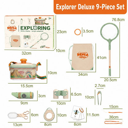 Children's outdoor adventure insect observation box parent-child interactive camping set play house toys holiday gifts wholesale